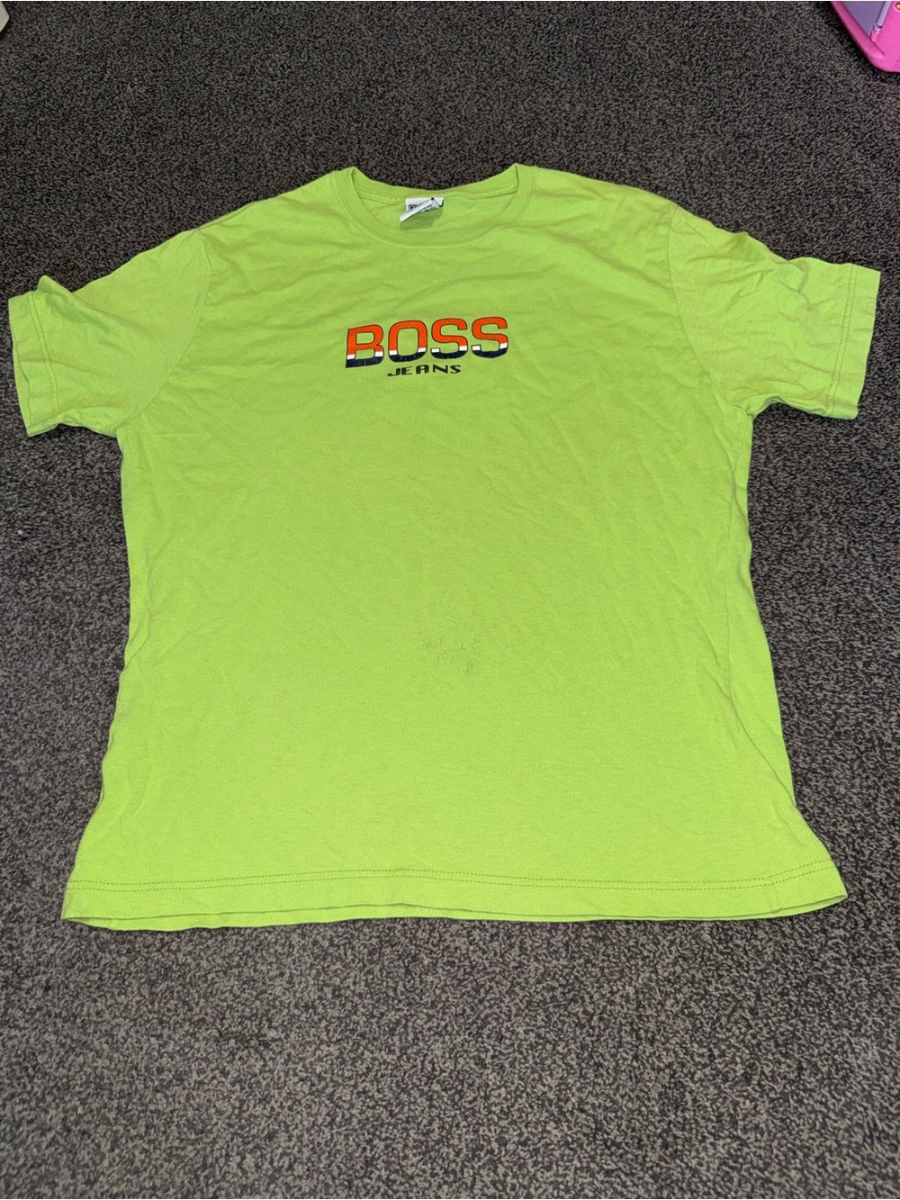 Men’s Neon Green Logo T-Shirt